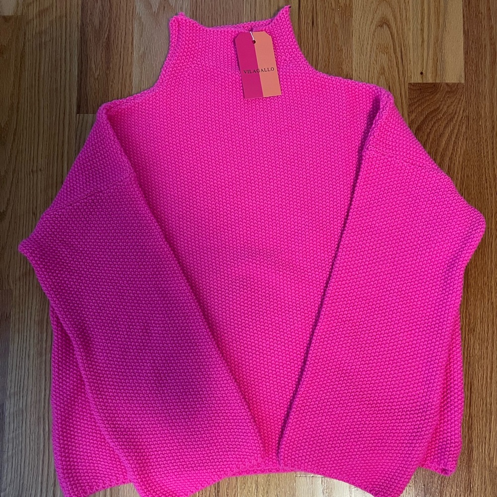 Pink knit sweater